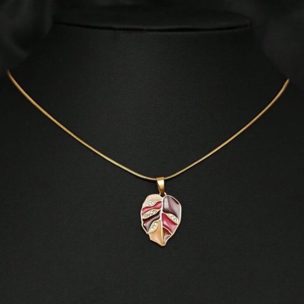 Boho Leaf Necklace N1693
